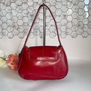 Kenneth Cole Reaction Red Leather Shoulder Bag